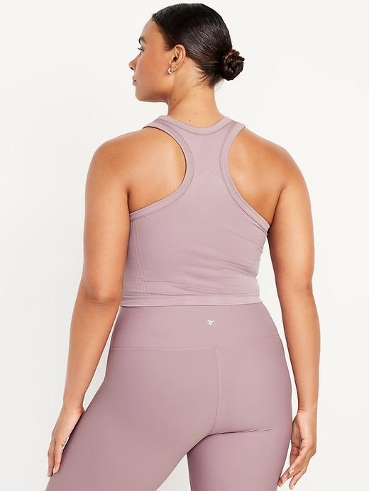 Fitted Seamless Crop Tank Top Product Image