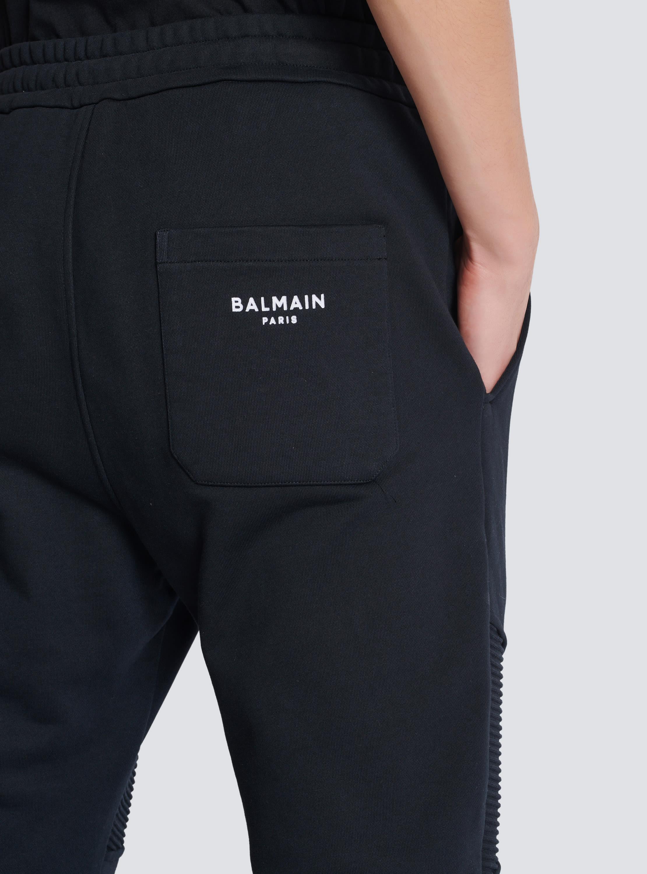 Flocked Balmain Paris joggers Product Image