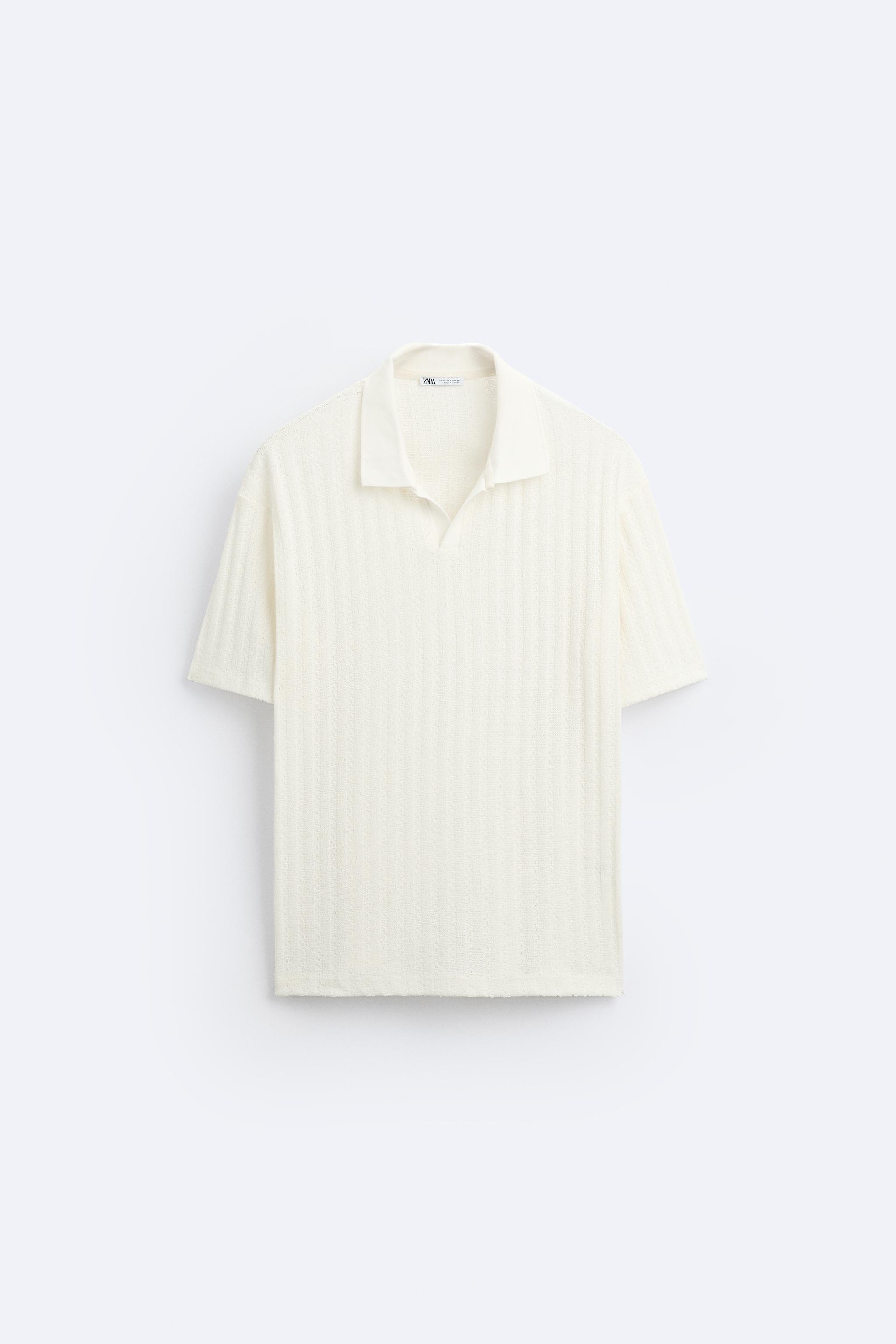 TEXTURED STRIPED POLO Product Image