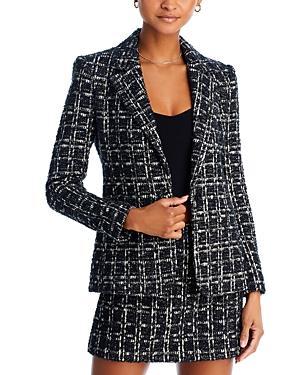 Womens Macey Cropped Tweed Jacket Product Image