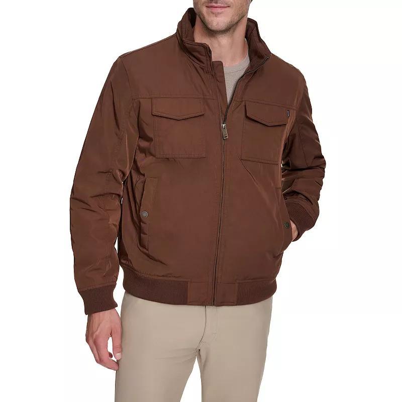 Big & Tall Dockers Polytwill 2 Pocket Bomber Jacket, Mens Product Image