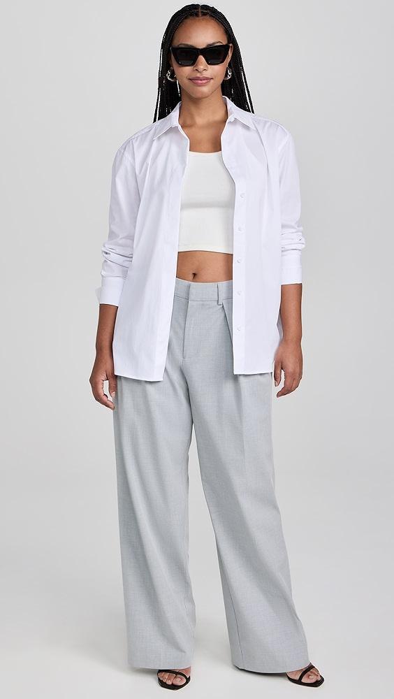 Good American Suiting Good 90s Pleated Trousers | Shopbop Product Image