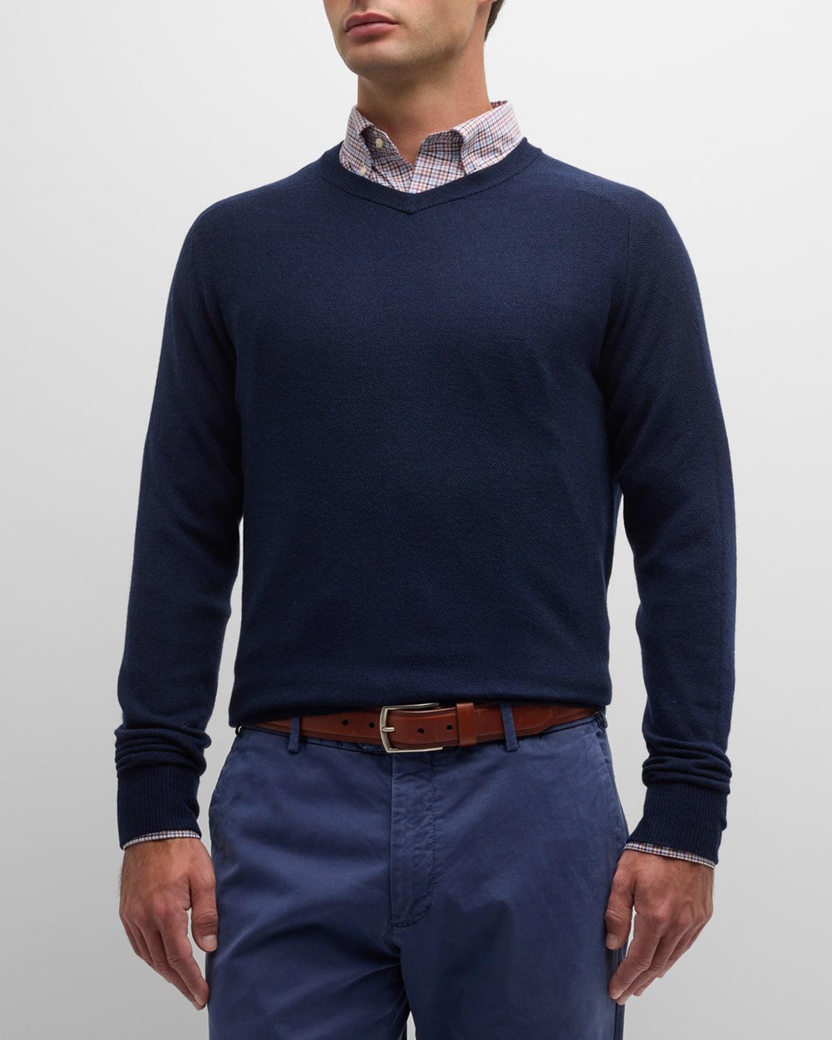 Mens Dover High V-Neck Sweater Product Image