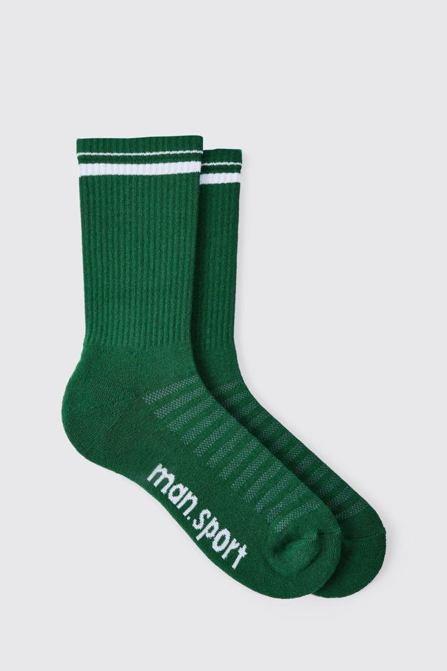 Man Sport Crew Socks | boohooMAN USA Product Image