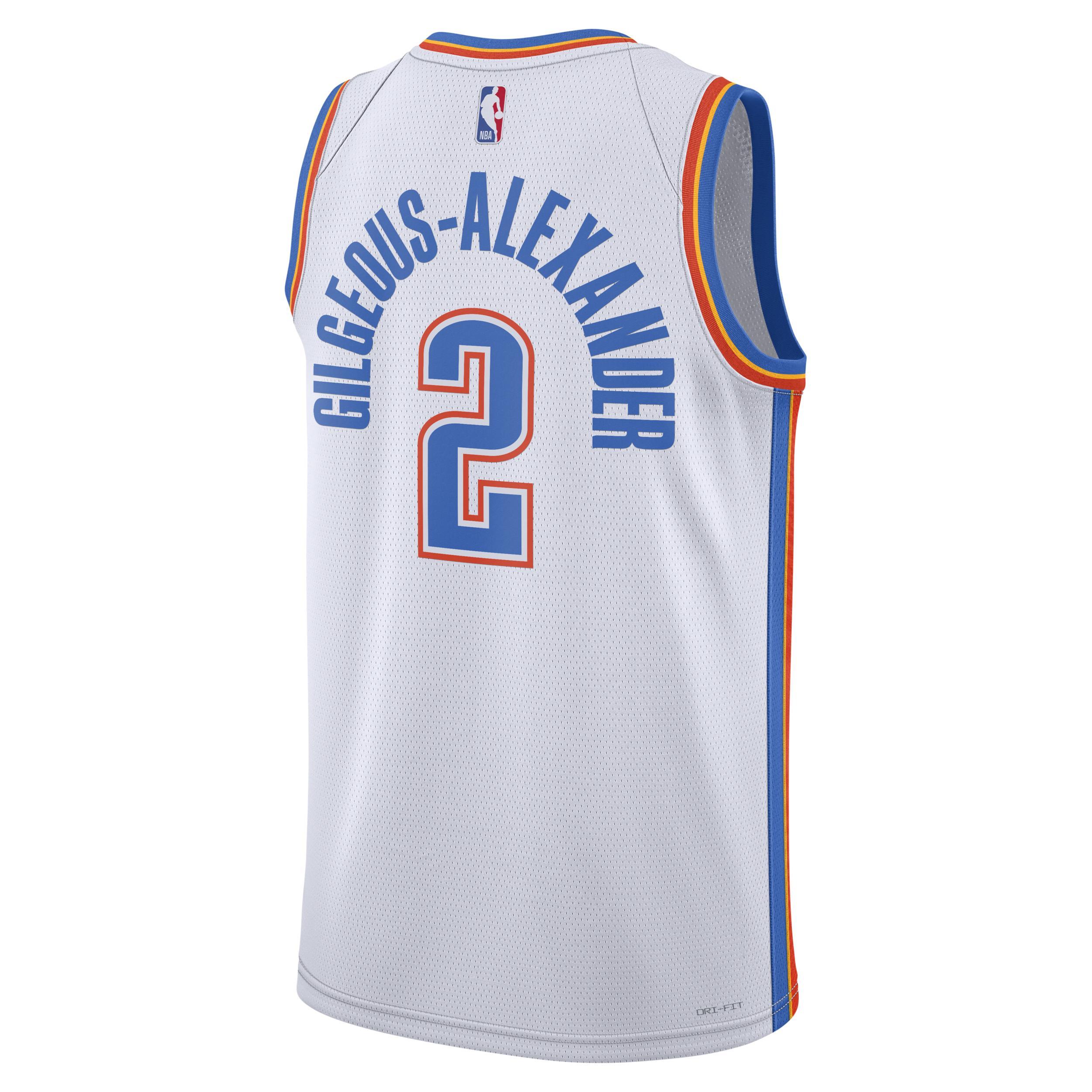 Oklahoma City Thunder Association Edition 2022/23 Nike Men's Dri-FIT NBA Swingman Jersey Product Image