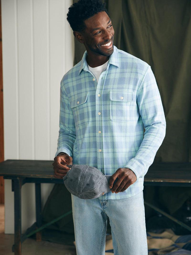 Legend™ Sweater Shirt - Clearwater Coast Plaid Product Image