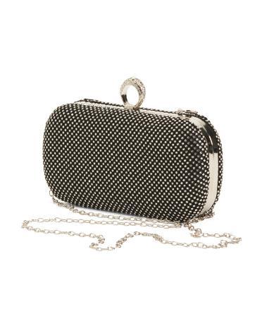 Rhinestone Bow Clutch for Women Product Image