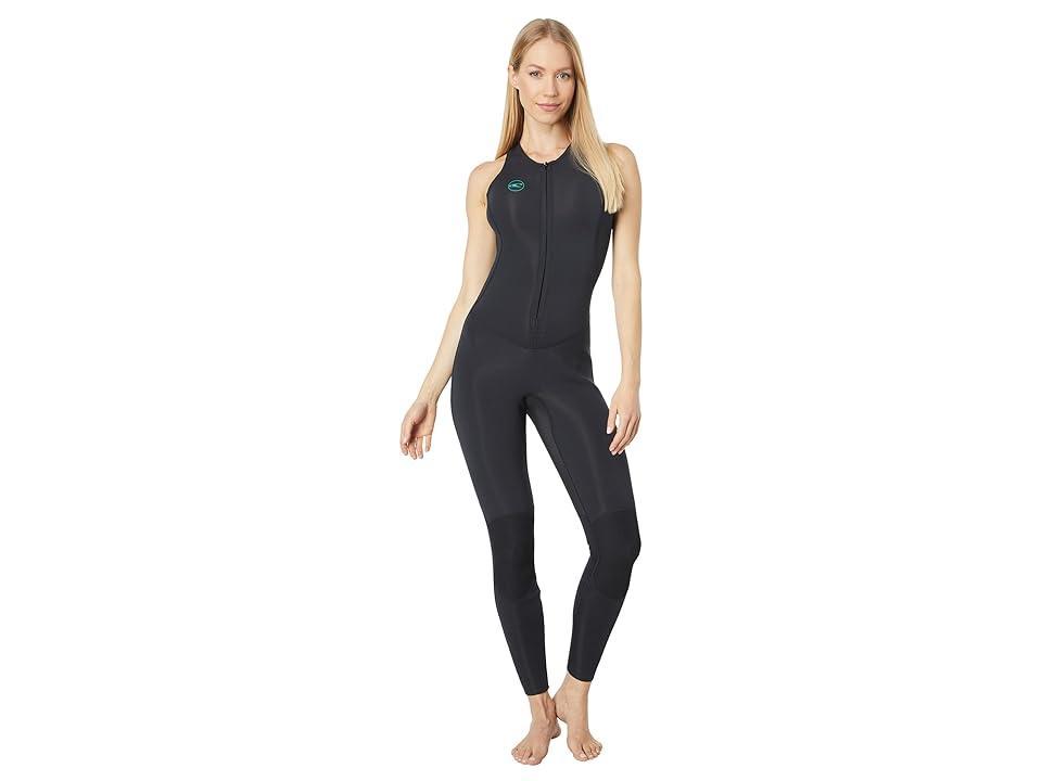 O'Neill Reactor-2 1.5 mm Sleeveless Full Wetsuit (Black/Black) Women's Suits Sets Product Image