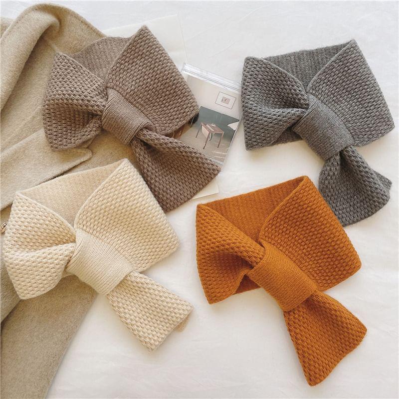 Plain Knit Scarf Product Image