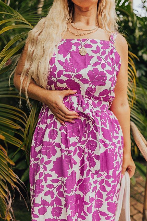 Sandy Silhouette Floral Midi Curves Product Image