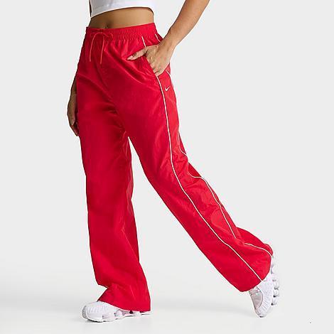 Nike Womens Windrunner High-Waisted Woven Open-Hem Pants Product Image