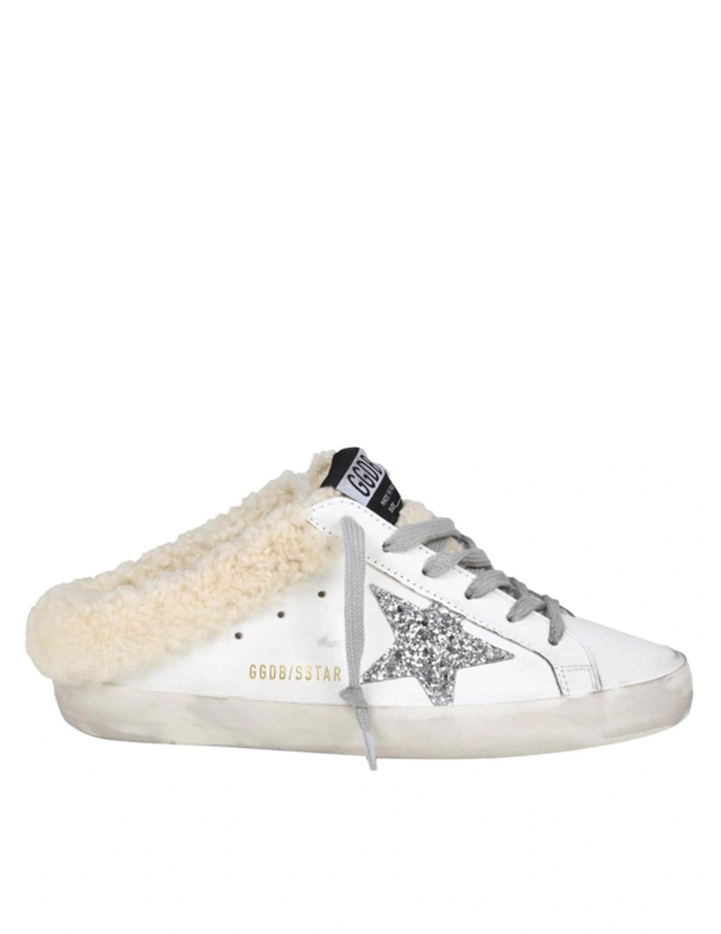 GOLDEN GOOSE Ssense Exclusive White Super-star Sabot Sneakers Product Image