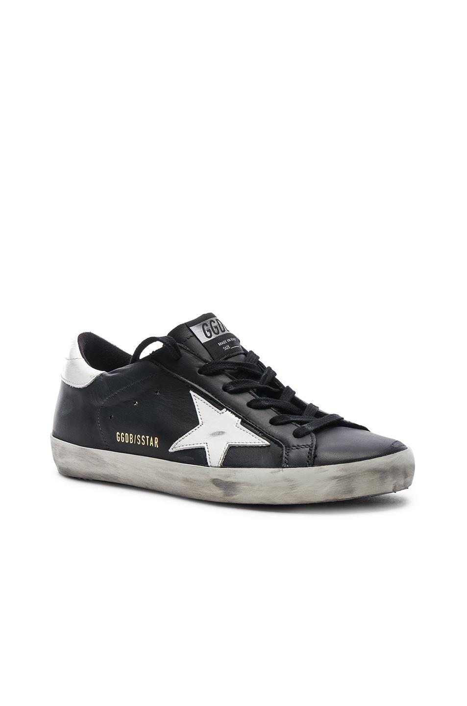 Golden Goose Superstar Sneaker in Black Product Image