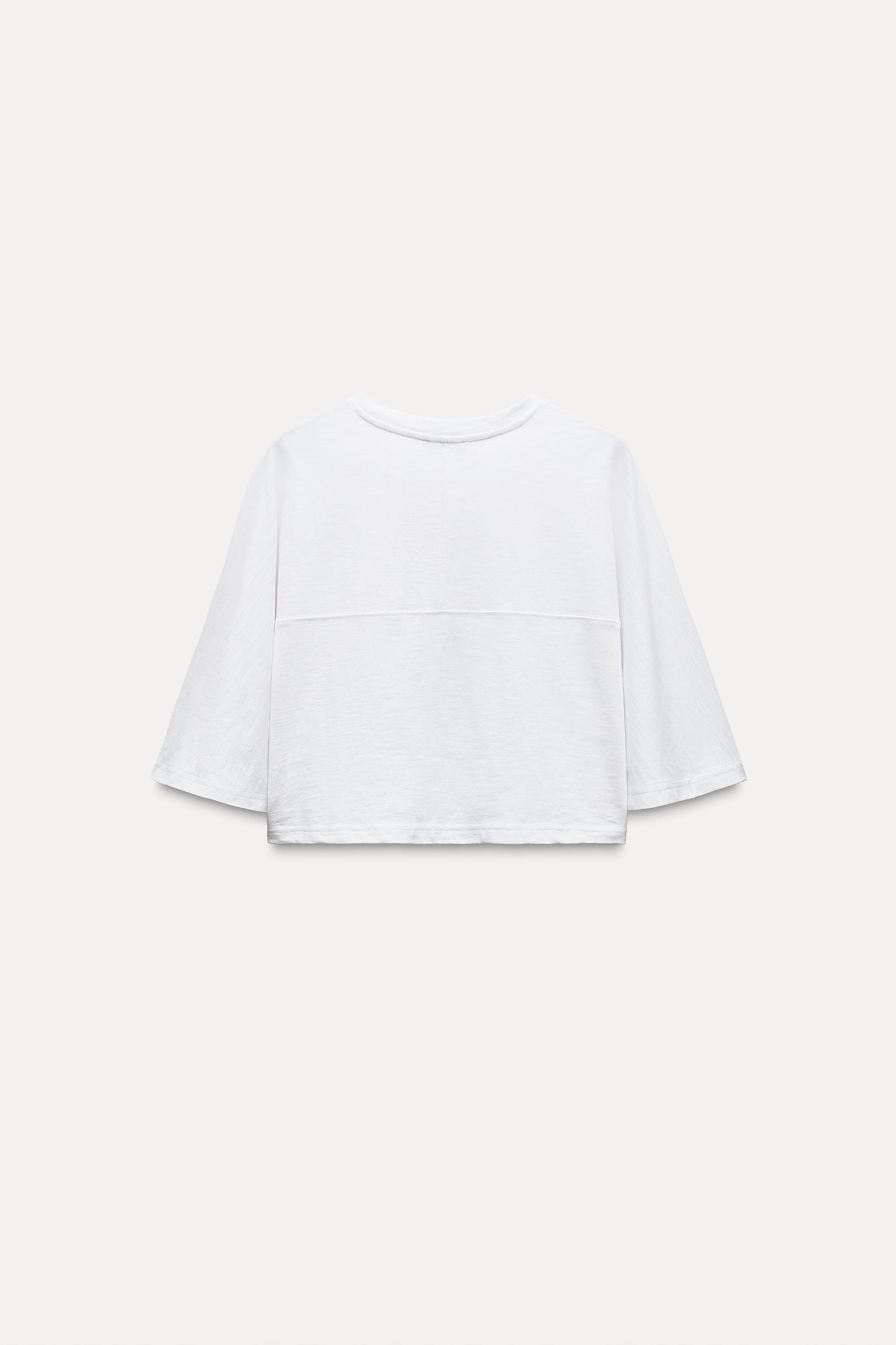 COTTON FLAMÉ CROP TOP Product Image