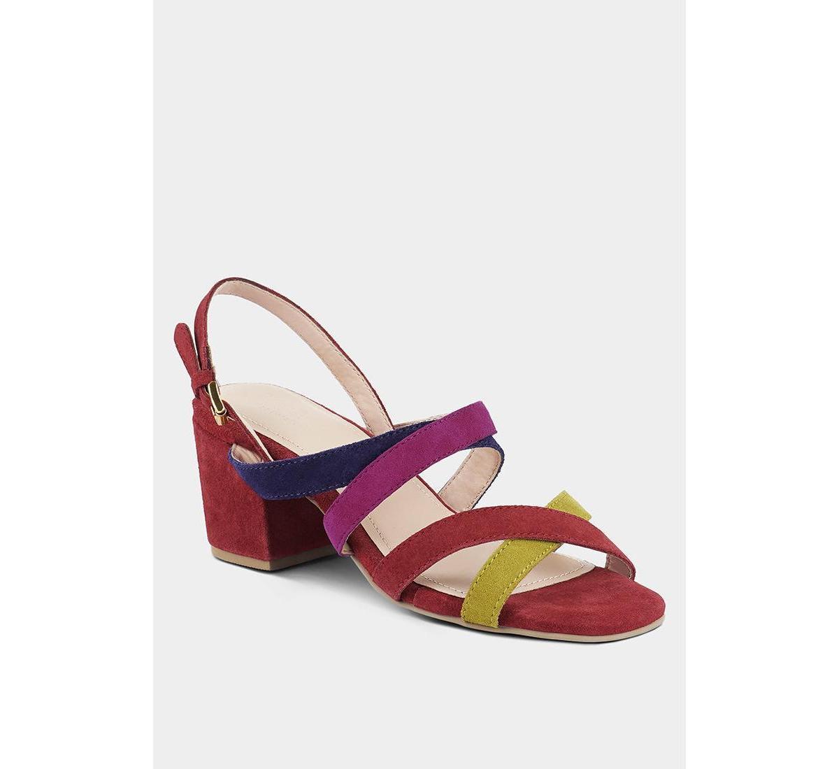 Mon-lapin Womens High Block Heel Leather Sandal Product Image