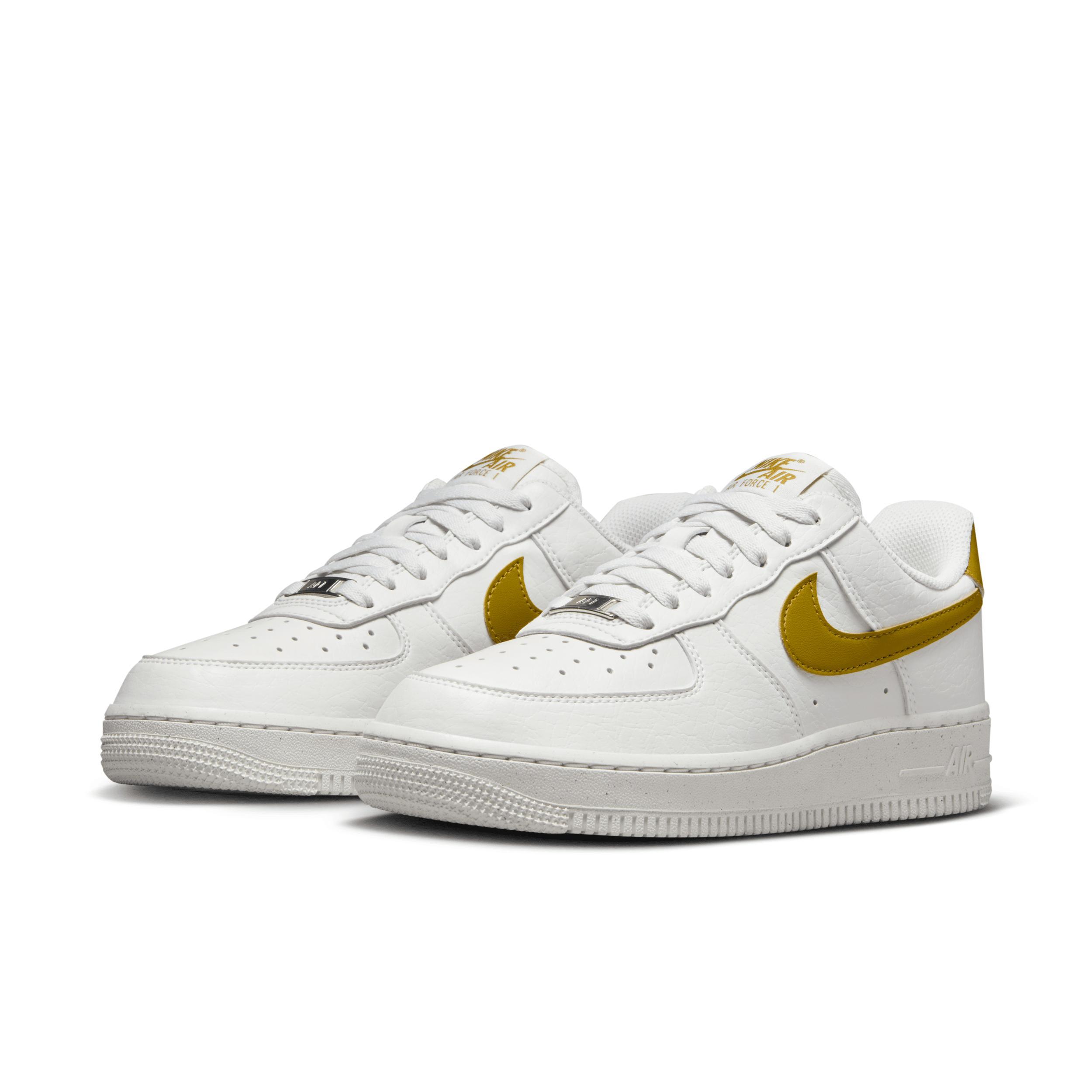 Nike Air Force 1 '07 Next sneakers in white and bronze Product Image