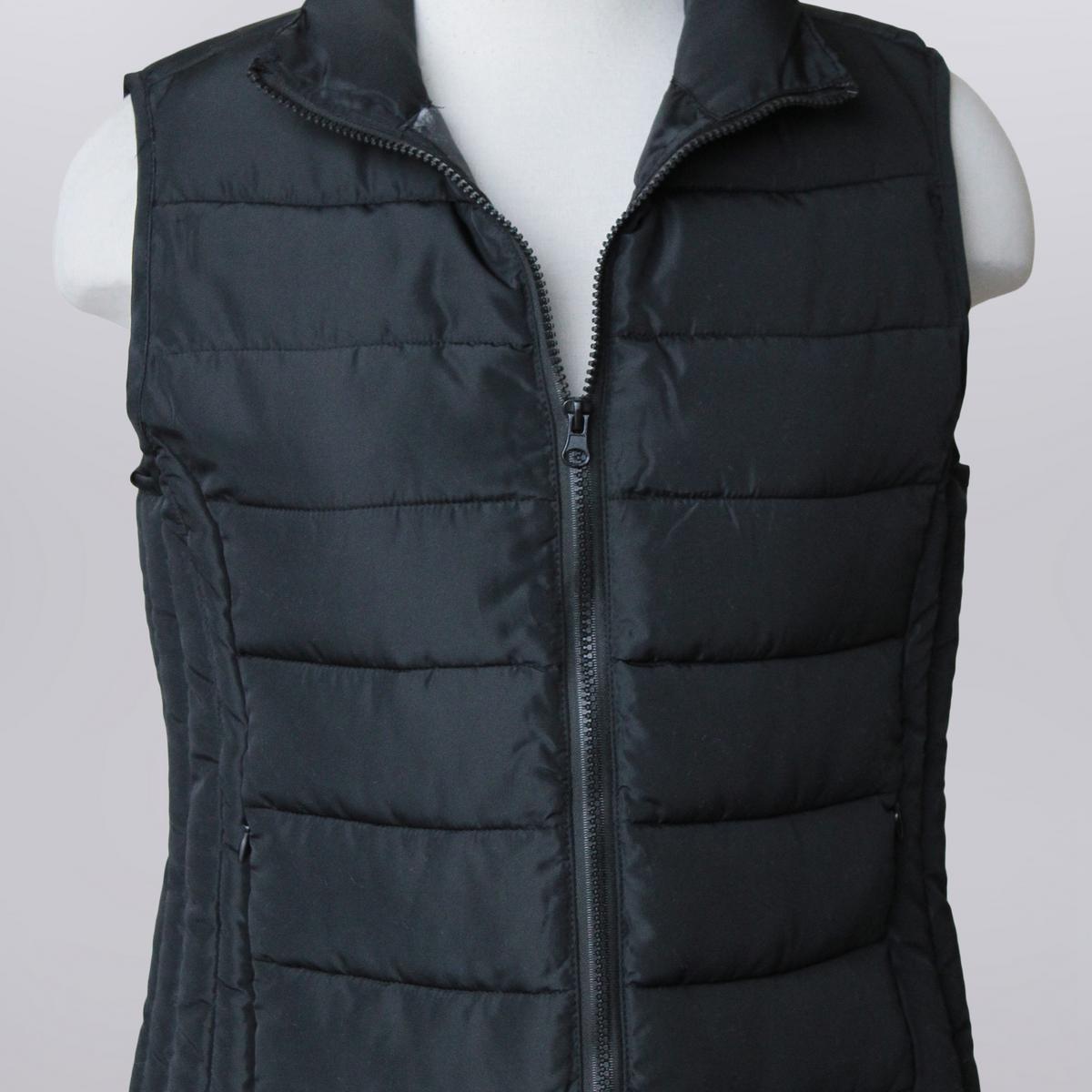 Puffer Vest - red and black Product Image