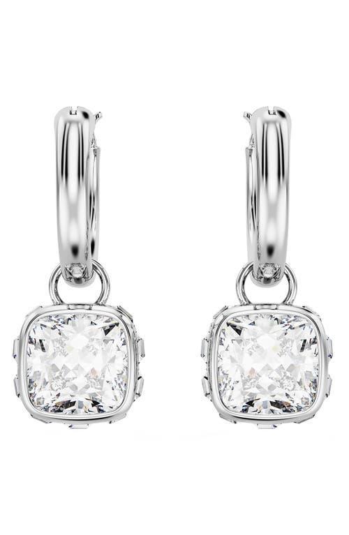 Swarovski Stilla Crystal Hoop Drop Earrings Product Image