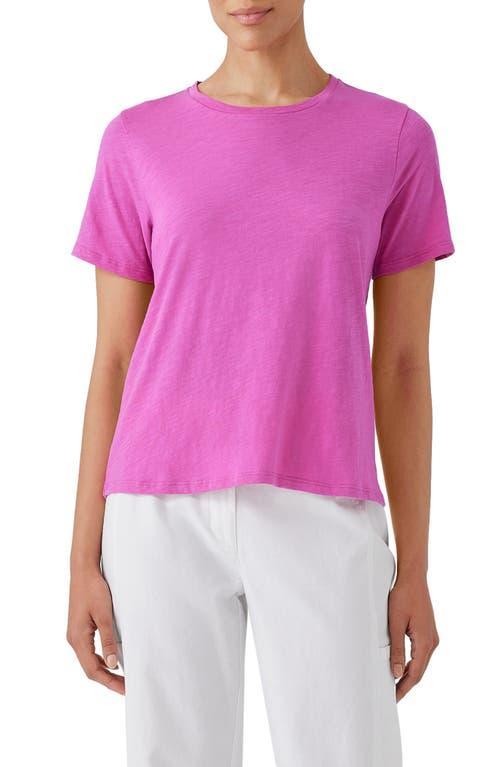 Eileen Fisher Crew Neck Tee (Seastar) Women's Clothing Product Image