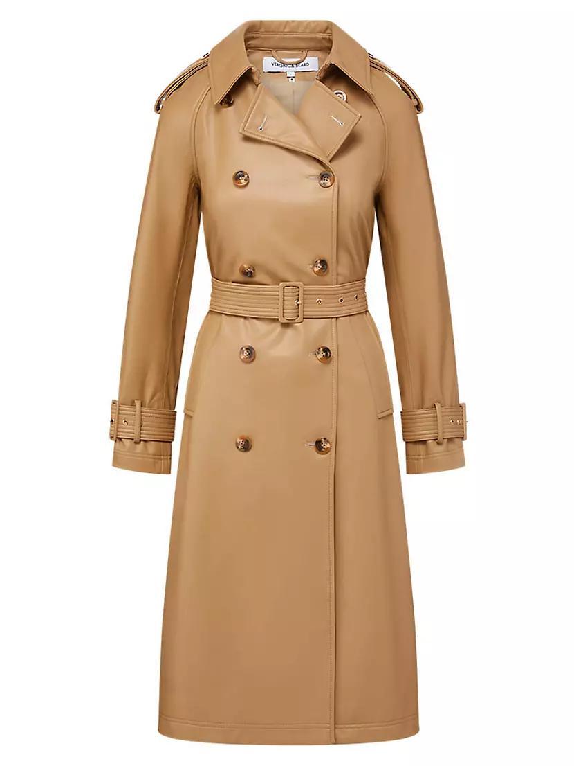 Conneley Dickey Faux Leather Trench Coat product image