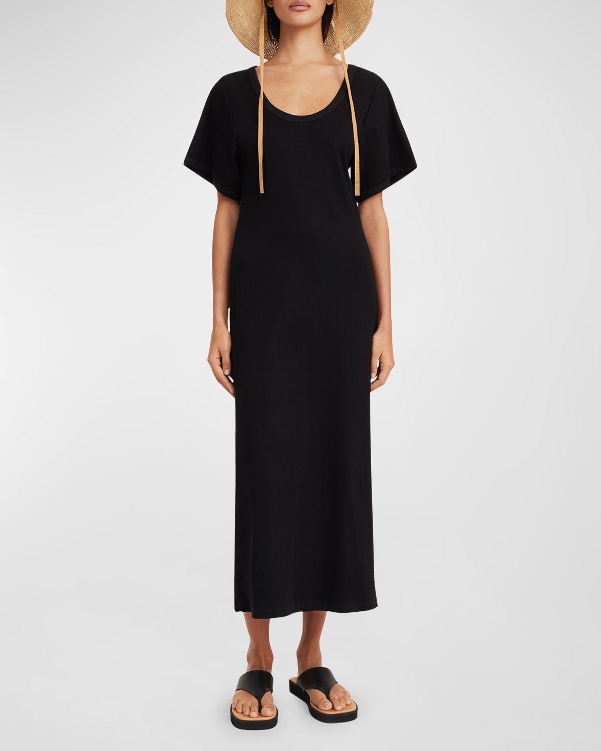 Anaissa Ribbed Scoop-Neck Midi Dress Product Image