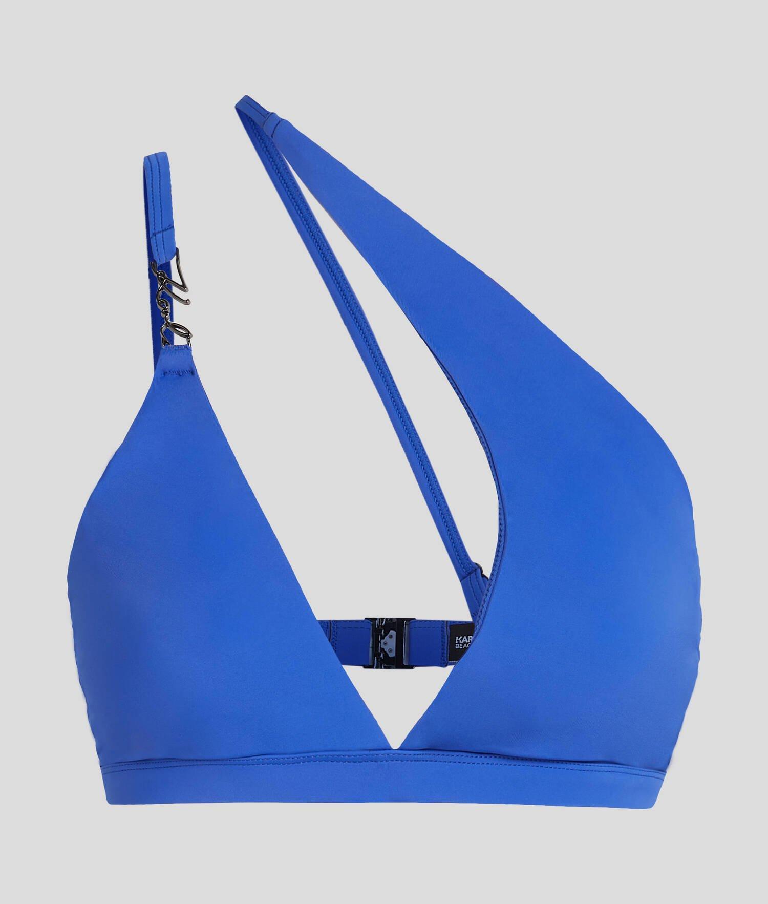 KARL SIGNATURE ASYMMETRIC BIKINI TOP Product Image