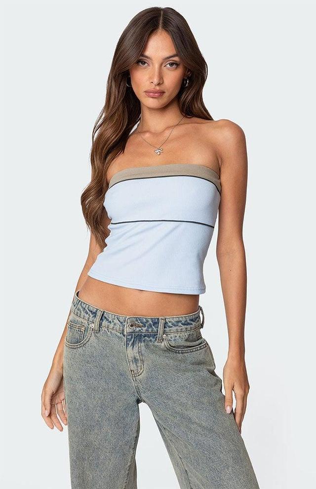 Edikted Women's Ciara Ribbed Tube Top Product Image