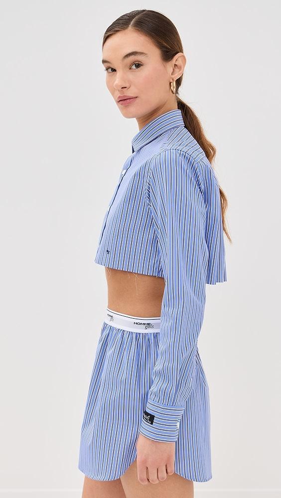 HOMMEGIRLS Super Cropped Shirt | Shopbop Product Image