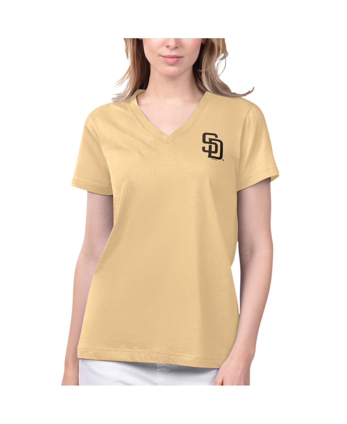 Womens Margaritaville San Diego Padres Game Time V-Neck T-Shirt Product Image