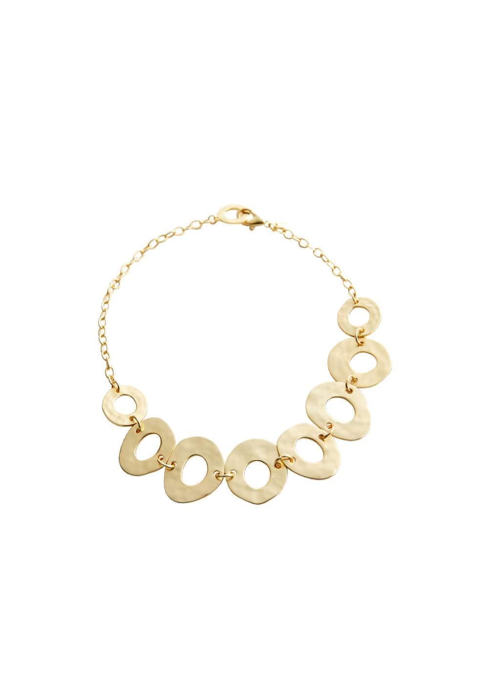 MANGO - Irregular hoops necklace - One size - Women Product Image