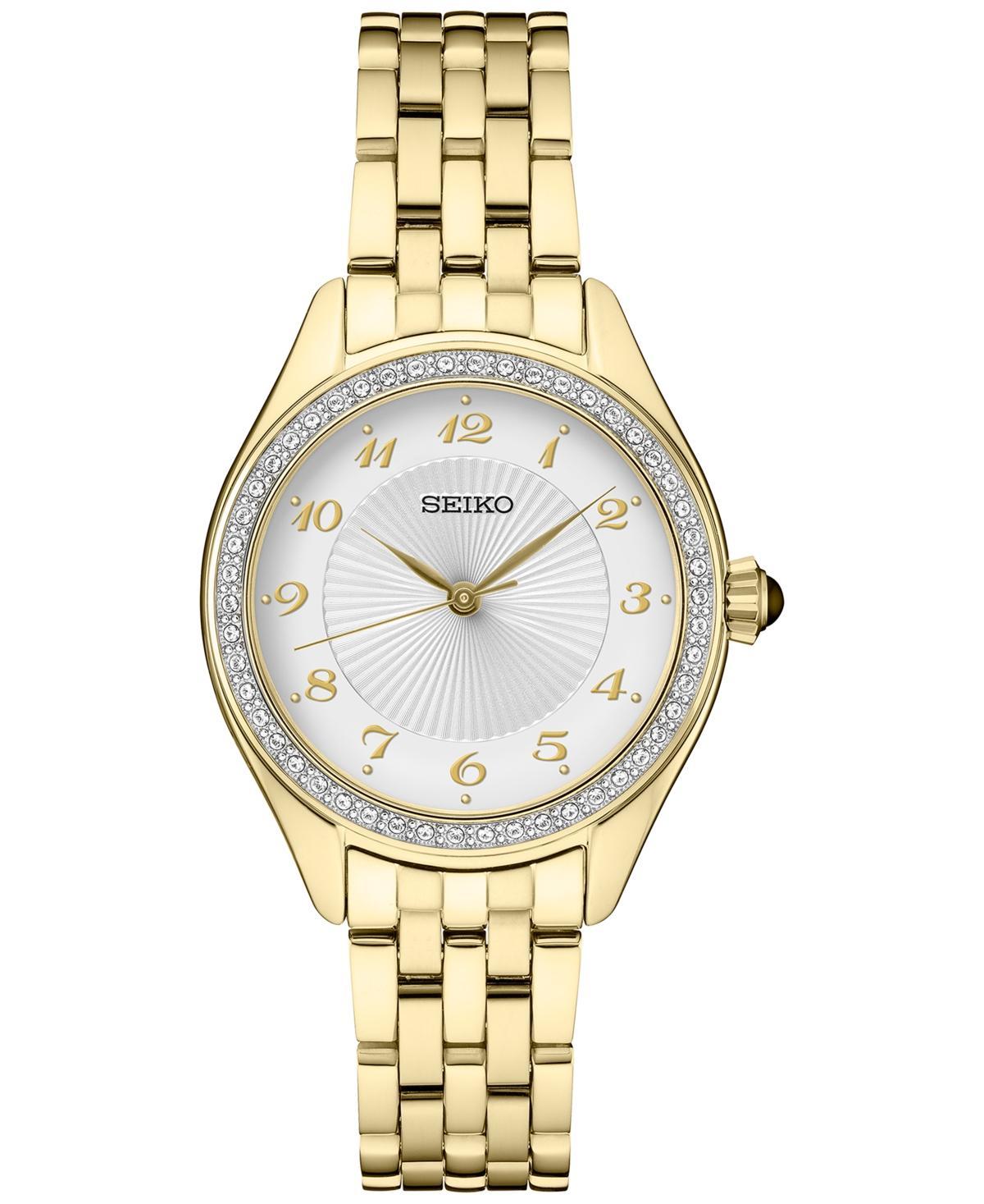 Seiko Womens Gold-Tone Bracelet Watch 29mm Product Image