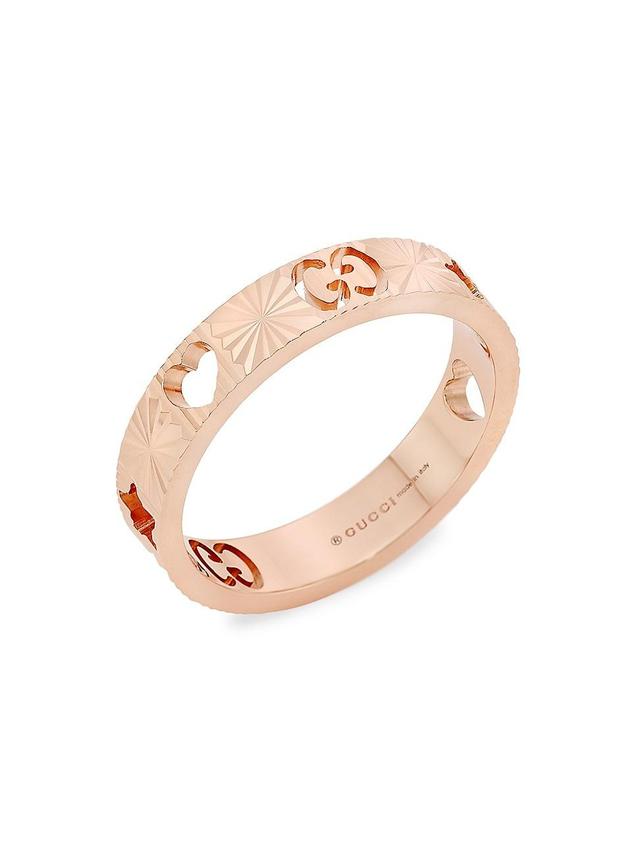 Womens Icon 18K Rose Gold Star Ring Product Image