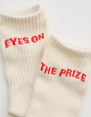 OFFLINE By Aerie Mesh Crew Socks Product Image