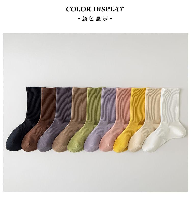 Plain Crew Socks Product Image