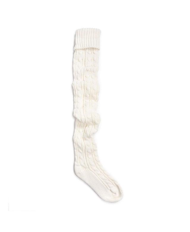 Womens MUK LUKS Cable Knit Over-the-Knee Socks Product Image