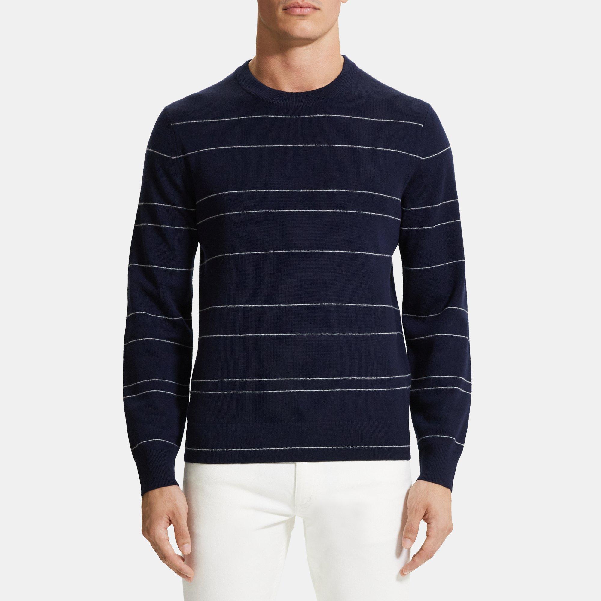 Merino Wool Striped Sweater | Theory Outlet Product Image