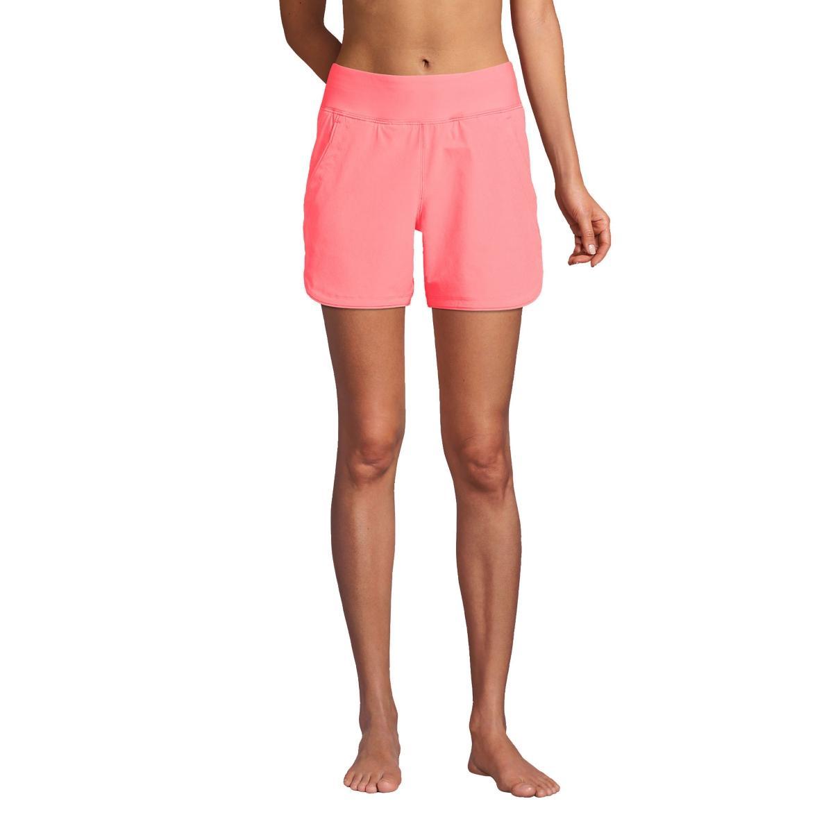 Womens Lands End 5 Quick Dry Swim Shorts With Panty Product Image