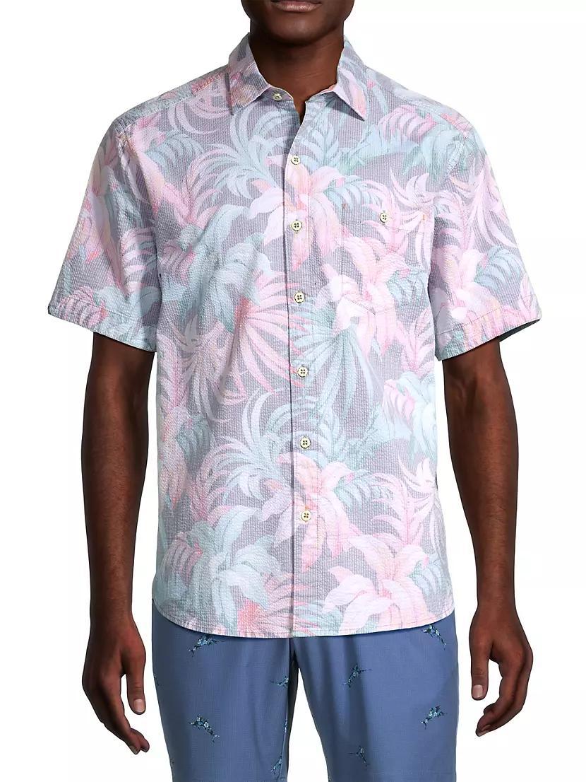 Nova Wave Midnight Tropics Button-Front Shirt Product Image