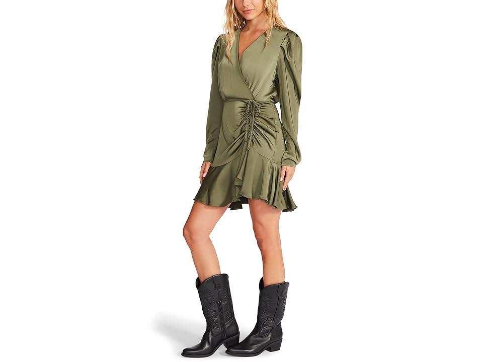 Steve Madden Nyla Dress (Olive Night) Women's Dress Product Image