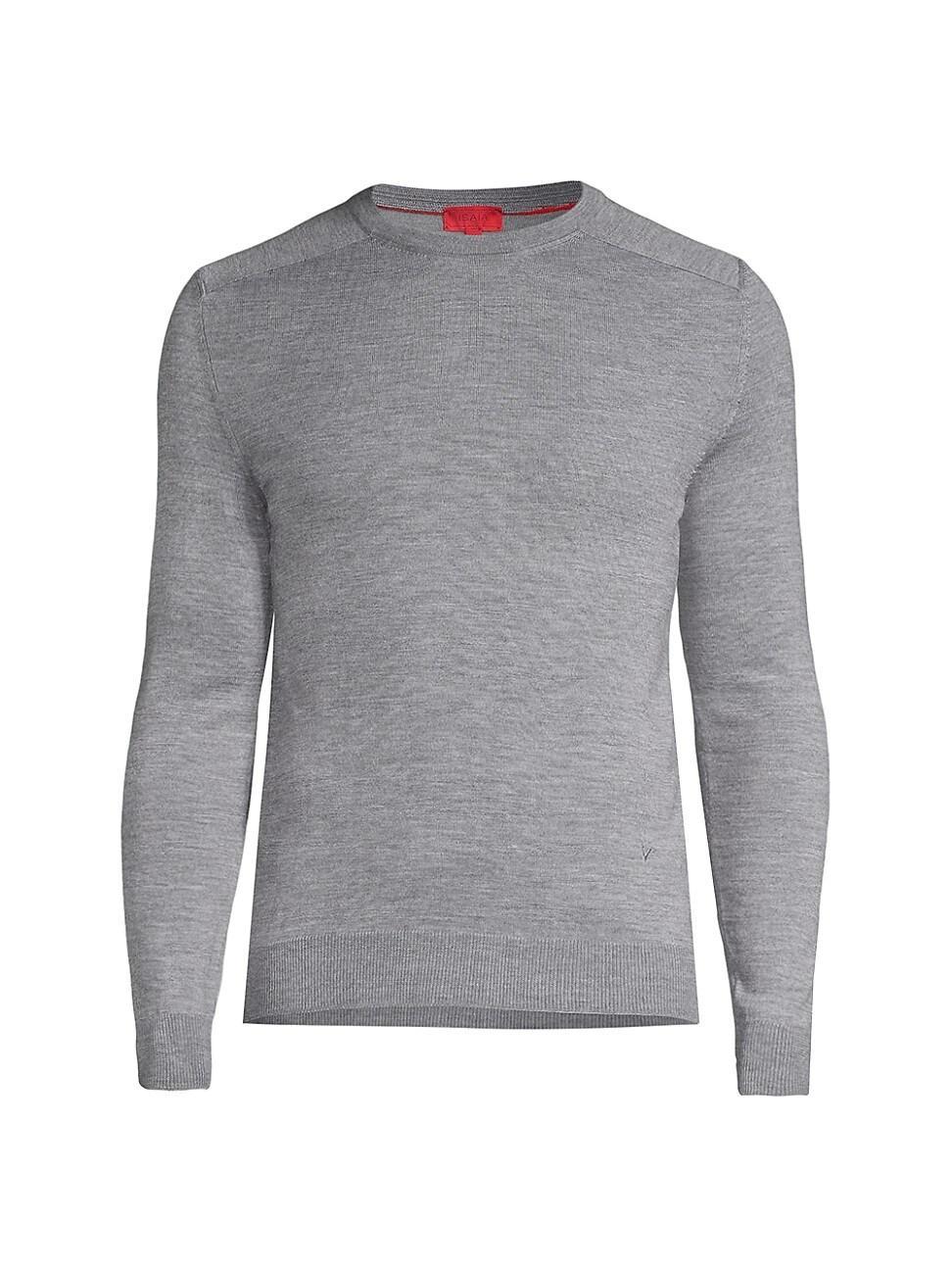 Mens Lighweight Wool-Blend Crewneck Sweater Product Image