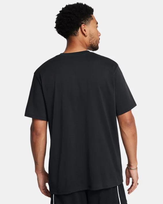 Men's UA Heavyweight Fire Ice Basketball Short Sleeve Product Image