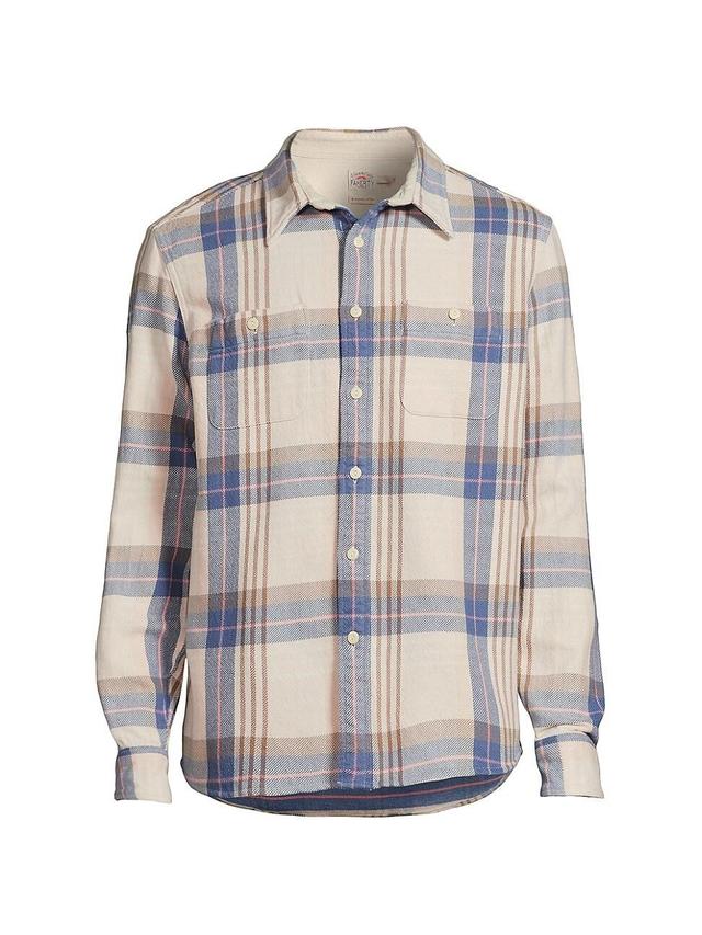 Mens The Surf Plaid Cotton Flannel Shirt Product Image