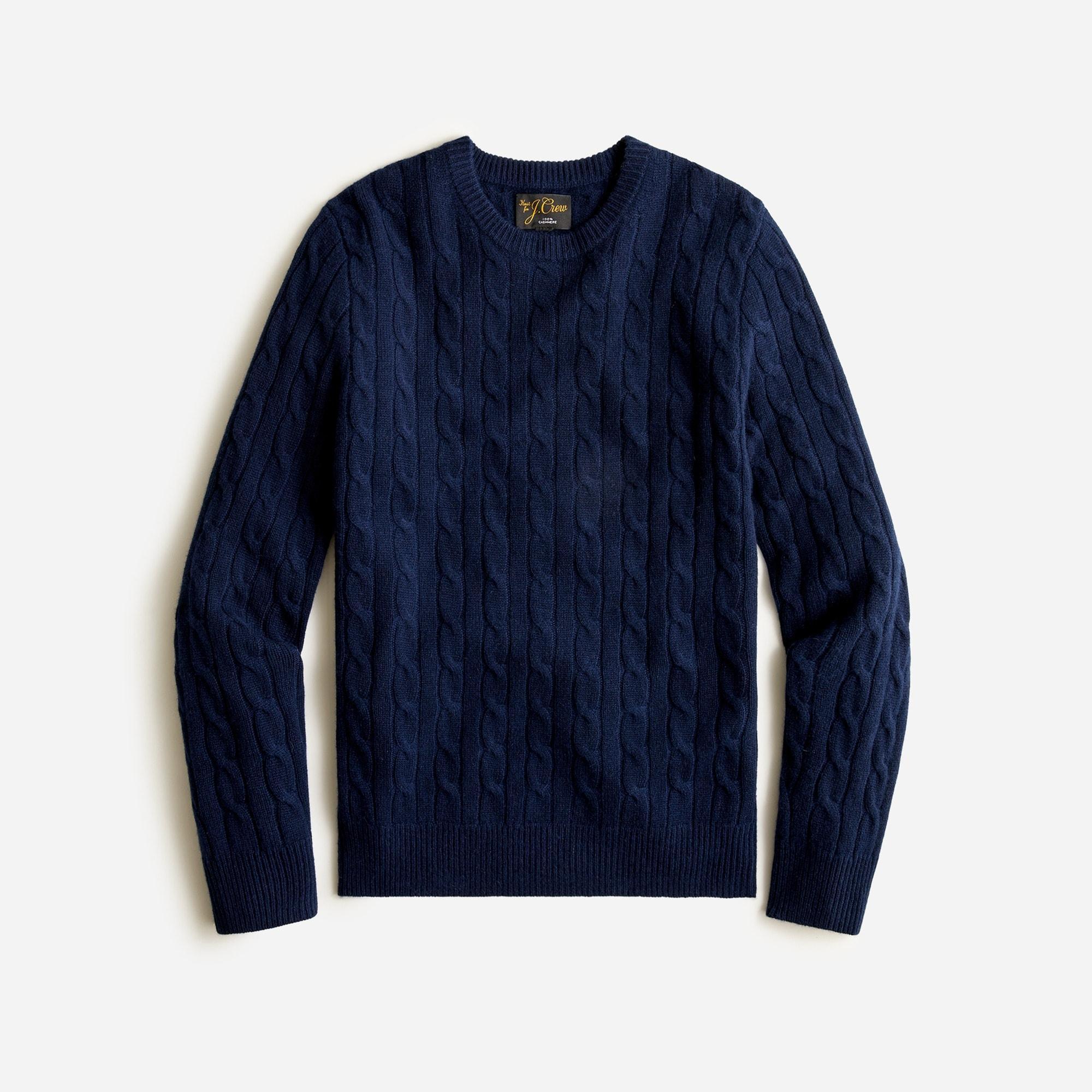 Cashmere cable-knit sweater product image