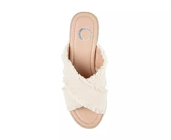 Journee Collection Shanni Womens Wedge Sandals Product Image