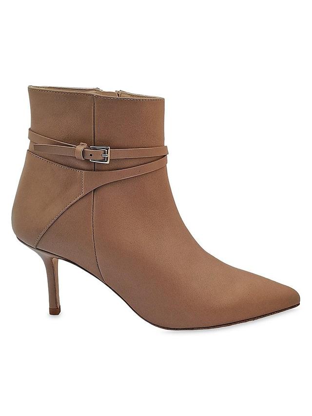 Womens Etienne 75MM Leather Booties Product Image