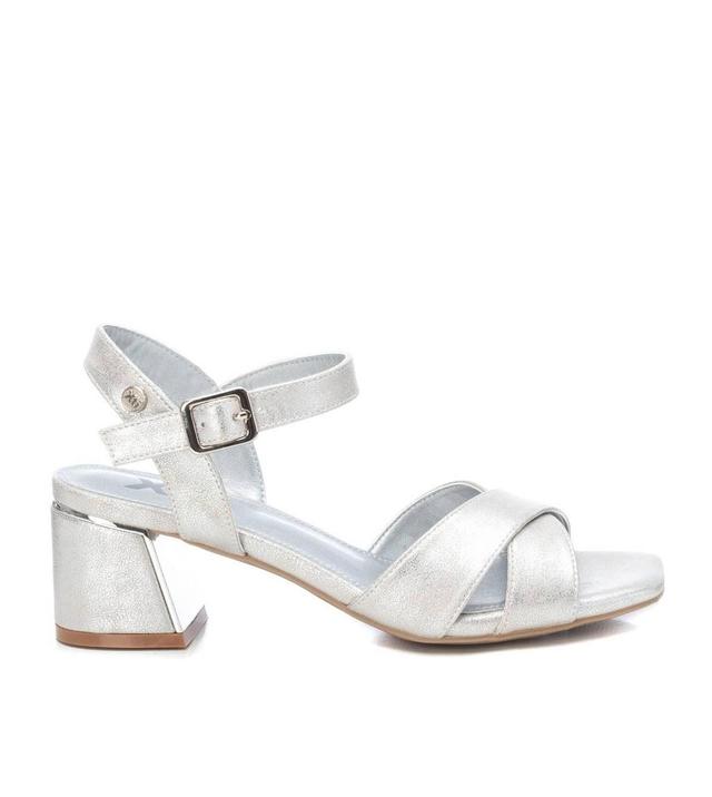 Xti Womens Block Heel Sandals Silver Product Image