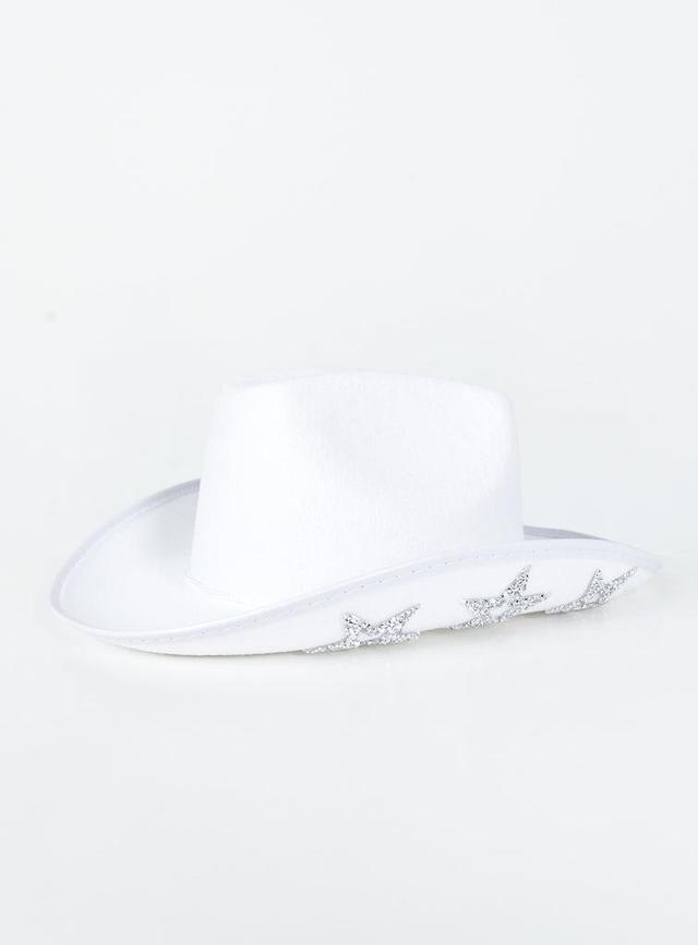 Headline Cowboy Hat White Product Image