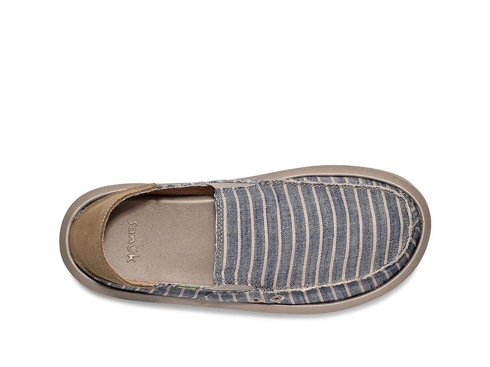 Sanuk Donny Linen Stripe) Men's Shoes Product Image