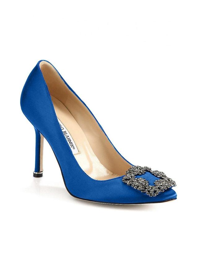 Womens Hangisi 105MM Embellished Satin Pumps Product Image