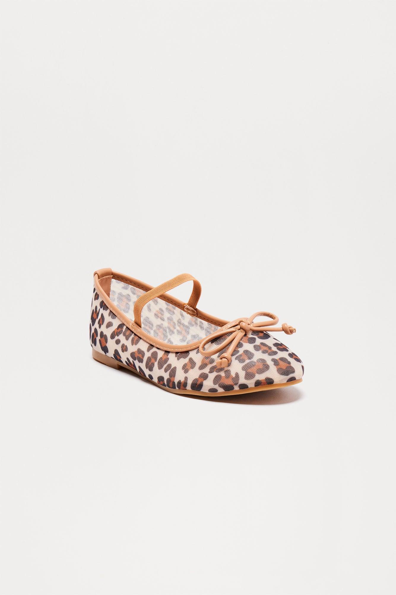 Farah Mesh Ballet Flats - Leopard Product Image